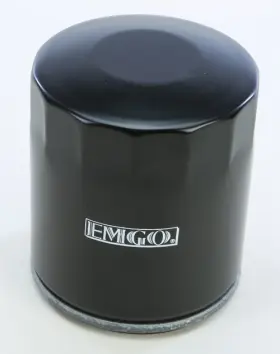 10-82452 Emgo Oil Filter Microglass Black Harley 99-up Tc 1340 Evo 56-8245 Paper