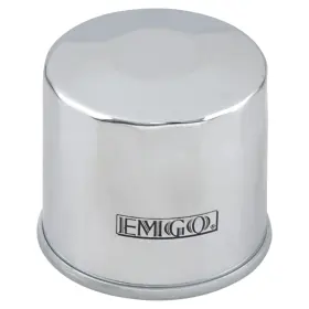 2468-e739514-atv Emgo Micro-glass Oil Filter-chrome For 2009-2014 Suzuki Lt-a500 Kingquad Axi