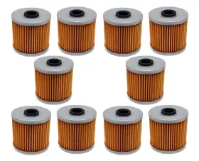 16099-004 Factory Spec 10 Fs-700 Pack Of Oil Filters For Kawasaki Kl600 Klr650 Klx650 Replaces Oem