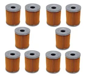 16510-25c00 Factory Spec 10 Fs-701mx Pack Of Oil Filters For Suzuki Replaces Oem#s 16510-24501 And