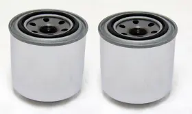 Mc-07258 Factory Spec 2 Chrome Oil Filters Pack For Suzuki 1985-1986 Intruder 700 750