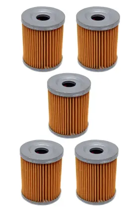 16510-25c00 Factory Spec 5 Fs-701mx Pack Of Oil Filters For Suzuki Replaces Oem#s 16510-24501 And