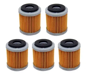Fs-720mx Factory Spec 5 Brand Oil Filters - Pack For Yamaha Wr250f Yz250f Wr450f Yz450f
