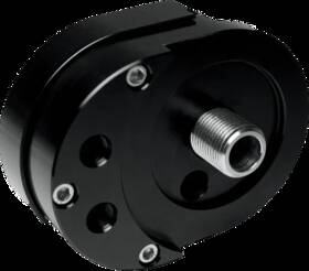 Feuling Pc8swiail5 Black Offset Oil Filter Mount For Harley Fat Boy Lo 13-17