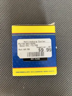 841-9200 Fire Power New Hp Select Oil Filter Indian Scout Sp2