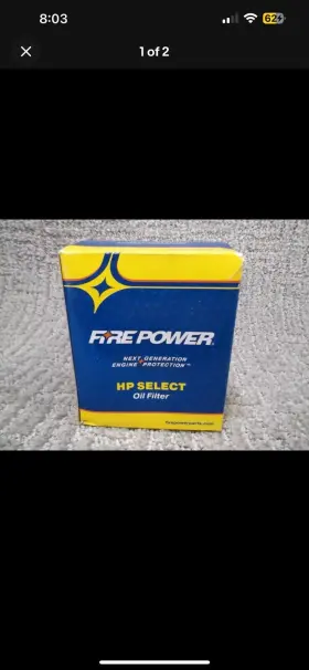 841-9209 Fire Power 841-9315 Hp Select Oil Filter