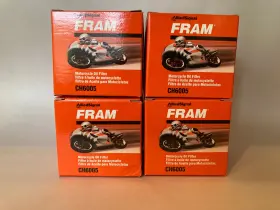Ch6005 Fram Motorcycle Oil Filter Lot Of Four