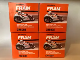 Ch6008 Fram Motorcycle Oil Filter Lot Of Four