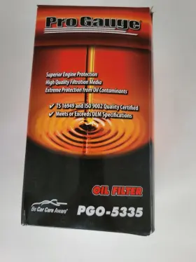 Pgo-5335 Fram Pro Gauge Oil Filter Premium Interchangeable With Champ