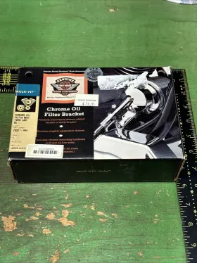 26321-99a Harley-davidson Black Oil Filter Bracket 99-02 Twin Cam 88 Powertrain