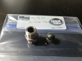 Harley-davidson 33117-91a 2005 Buell Lightning Xb12 Xb12s Oil Filter Adaptor Bolt Mount #126.1-50