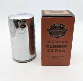 Harley-davidson 63813-90t 1991-1998 Harley-davidson Dyna Oem Long Chrome Spin-on Oil Filter