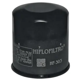 5479-h709536-atv Hiflo Oil Filter-black For 2000-2004 Yamaha Yfm400a Kodiak Atv