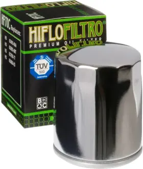 Ovejh23oyg Hiflo Hiflofiltro Premium Spin On Chrome Paper Oil Filter Harley Softail Standard 99