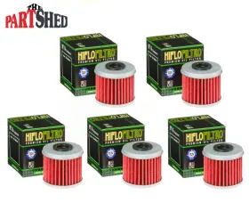 Hf116-5 Hiflofiltro 2002-2025 Honda Crf450r Hiflo Oil Filter Hf116 Crf450 Crf 450r 450 - Pack Of 5
