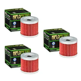 Gn125 Hiflofiltro Hf131 Oil Filter 3 Pack Hyosung Gt250r Gv250 And Suzuki Dr125