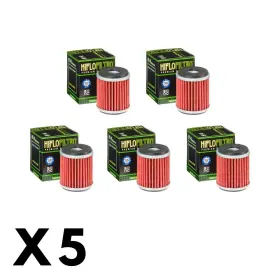 Hf140-5a Hiflofiltro Hf140 Oil Filter Genuine 2009-2025 Yamaha Yz250f Yzf 250 250f - Pack Of 5
