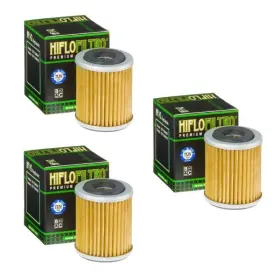 Hf142x3 Hiflofiltro Hf142 Oil Filter 3 Pack Yamaha Wr250f 400f Wr426f Yz250f Yz426f
