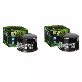 1300ct Hiflofiltro Hf147 Hiflo Filtro Oil Filter 2 Pack 2007 2008 2009 Yamaha V Star 1300a