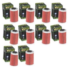 Hiflofiltro Hf155x10 Hf155 Oil Filter - 10 Pack Fits Ktm 390/690 Husqvarna 401/701 And More