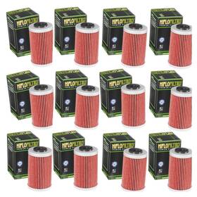 Hiflofiltro Hf155x12 Hf155 Oil Filter - 12 Pack Fits Ktm 390/690 Husqvarna 401/701 And More