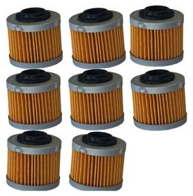 Hiflofiltro Hf186x8 Hf186 Oil Filter - 8 Pack