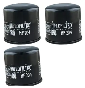 Hf204x3 Hiflofiltro Hf204 Oil Filter - Black 3 Pack