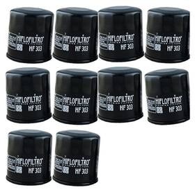 Hiflofiltro Hf303x10 Hf303 Oil Filter - Black 10 Pack