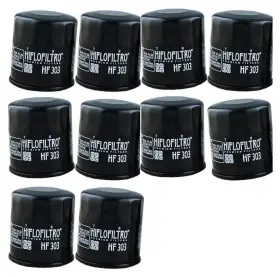 Hf303x10 Hiflofiltro Hf303 Oil Filter - Black 10 Pack