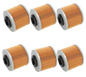 Hiflofiltro Hf569x6 Hiflo Hf569 Oil Filter Black By - 6 Pack