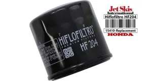Jo-m55 Hiflofiltro Kn-204/-303/ Hf204/ Hiflo Glossy Black Oil Filter Hf204 New Motorcycle Honda