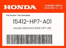 15412-hp7-a01 Honda Genuine Element Oil Filter -