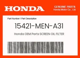 15421-men-a31 Honda Genuine Screen Oil Filter -