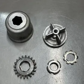 15450-216-000 Honda 1971 Cb175 K5 Oil Filter Rotor Cap Lock Nut Washer Gear