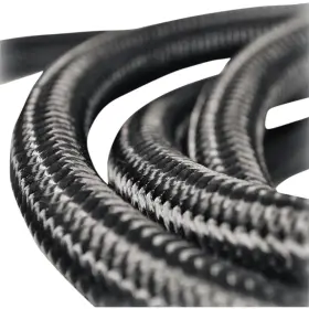 21-jlwn06-10 Jagg Black Fiber Braided Oil Hose 10ft -