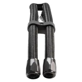 211-jlwn06-6 Jagg Black Lightweight Fiber Braided Oil Hose Upgrade Kit -