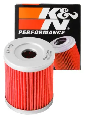 Kn-132 K&n 182682937024 Oil Filter For Suzuki / Arctic Cat Kawasaki Yamaha 1.75in Od X 2.125in H