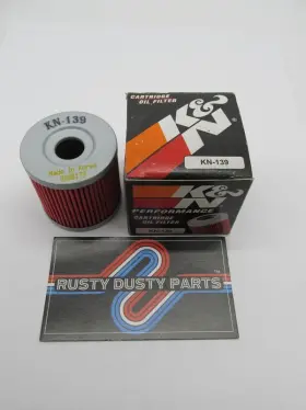 56-0139 K&n New Motorcycle Cartridge Oil Filter Kn-139