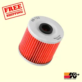 K&n 657896511433 Oil Filter For Kawasaki Klt250 1982-1984