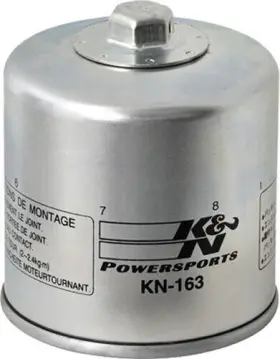 Kn-163 K&n Engineering Performance Gold Oil Filter - Zinc