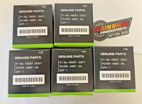 16097-0007 Kawasaki Oem Genuine Oil Filter 5 Pack Jet Ski Ridge Teryx Mule 1000