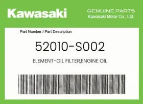 52010-s002 Kawasaki Genuine Element-oil Filter Engine Oil -