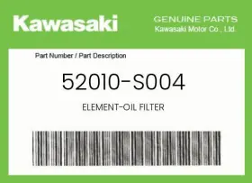 52010-s004 Kawasaki New Genuine Oem Element-oil Filter -