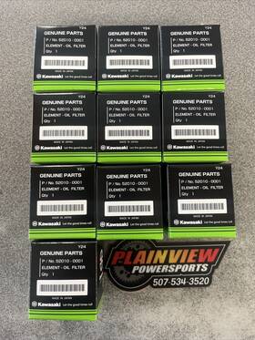 Kawasaki 5674 Oem Genuine Oil Filter For Kx250 Kx450 52010-0001 10 Pack