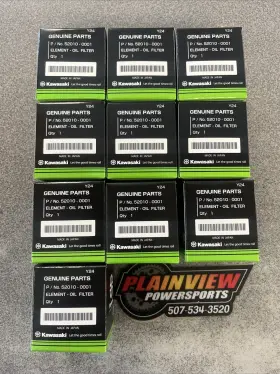52010-0001 Kawasaki 5674 Oem Genuine Oil Filter For Kx250 Kx450 10 Pack