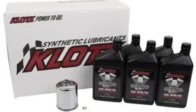 Kh-107 Klotz Synthetics Basic Engine Oil And Filter Kit 5 Quarts #kh-107 Harley Davidson Evo Bt