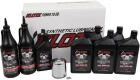 Kh-108 Klotz Synthetics Premium Complete Oil Service Kit 5 Quarts Harley Davidson Tc/m8