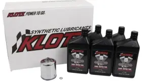 Kh-109 Klotz Synthetics Basic Engine Oil And Filter Kit 5 Quarts #kh-109 Harley Davidson Tc/m8