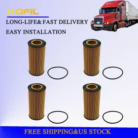 Fl2016 Kofil 4 Pcs Oil Filter For Powerstroke 6.0l 6.4l Diesel 6.0