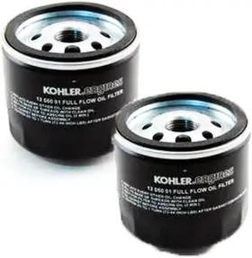 01-s1 Kohler 686910434496 2 Pack 12 050 Engine Oil Filter For Cv17 - Cv26 And Ch17